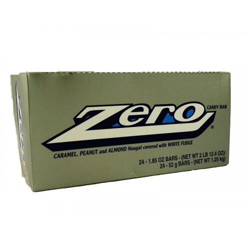 Zero Caramel Peanut White Fudge Candy Bar