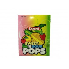 Charms Sweet'N Sour Pops Fruit Flavor
