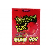 Charms Super Blow Pop Kiwi Berry Blast Strawberry Kiwi