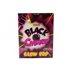 Charms Super Blow Pop Black Cherry Bubble Gum