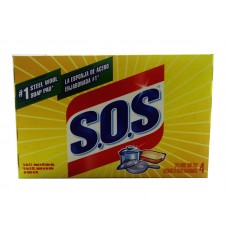 S.O.S Scouring Steel Wool Soap Pads