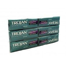 Trojan Ultra Thin Lubricated Condoms (GRY)
