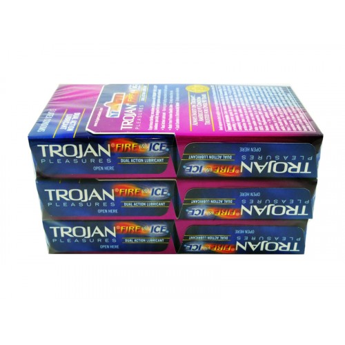 Trojan Fire Ice Dual Action Condoms