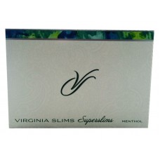 Virginia Slim Superslims Menthol Box