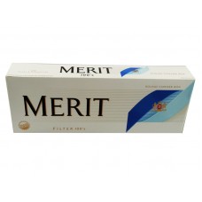 Merit Blue Round Corner 100'S Box