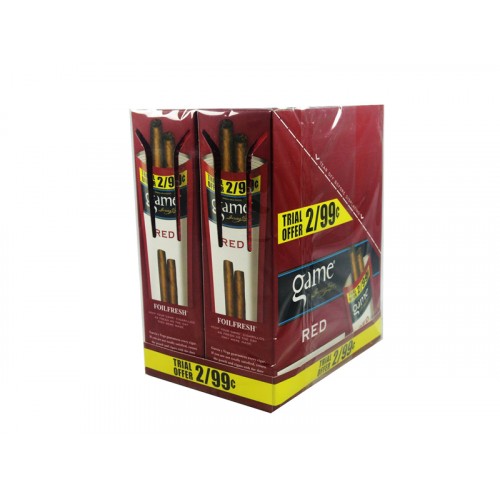 Game Cigarillos Red Sweets 2/0.99¢