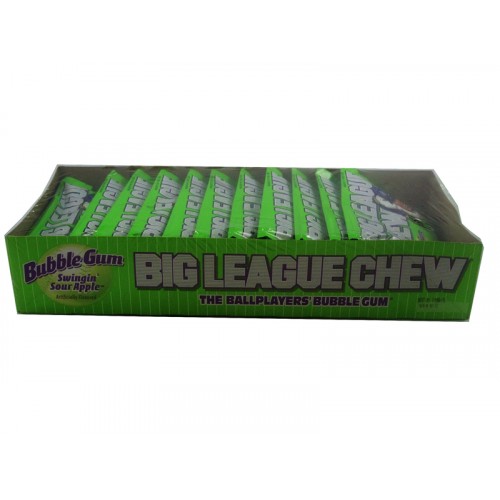 Big League Chew Bubble Gum Sour Apple