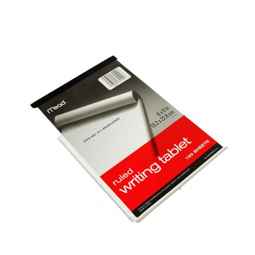 Mead Writing Tablet Ruled 100 Sheets
