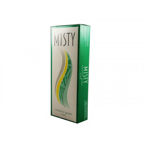 Misty Menthol Green Slims 100 Box