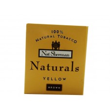 Nat Sherman Naturals Cigarettes Yellow Brown