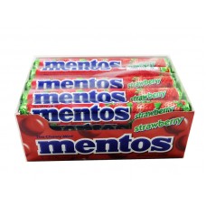 Mentos Strawberry Chewy Mint Rolls