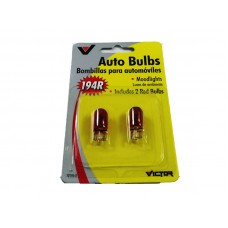 Auto Bulbs 194R 2 Red bulbs