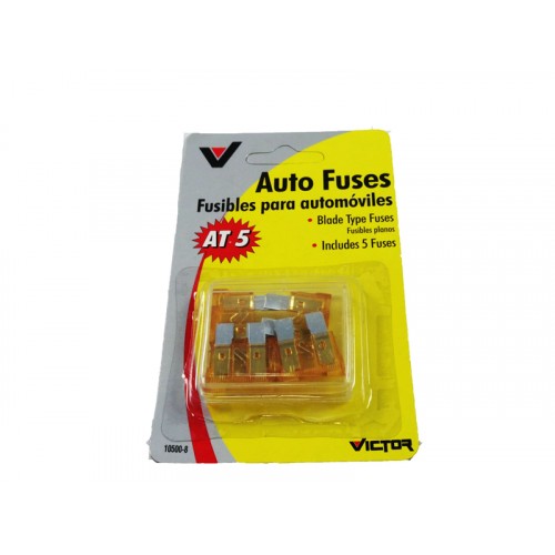 Auto Fuses AT 5. (5 Fuses)