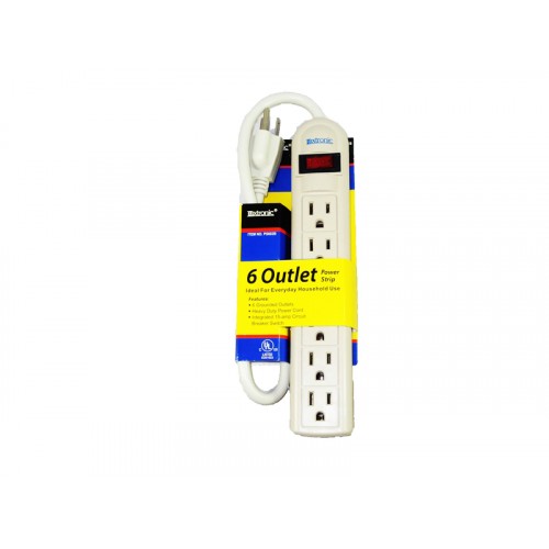 Power Strip 6 Outlets