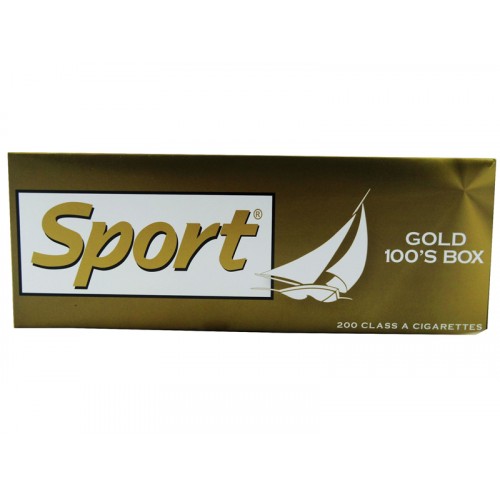 Sport Cigarette  Gold 100's Box