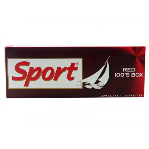 Sport Cigarette Red 100's Box