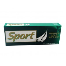Sport Cigarettes Menthol Gold 100'S Box