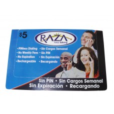Phone Card Raza $5.00