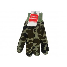 Gloves Camouflage Green