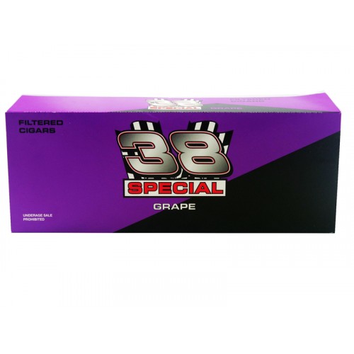 38 Special Grape Filtered Cigars 100`S Box