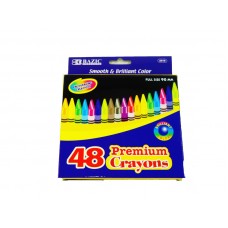 Bazic 48 premium Crayons Color