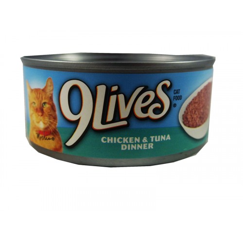 9 Lives Meaty Pate With Chicken Tuna