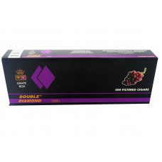 Double Diamond Filtered Cigars Grape 100'S Box