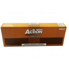 Action Filtered Cigars Gold 100's Box