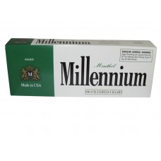 Millennium Filtered Cigars Menthol Box