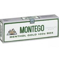 Montego Menthol Gold 100s Box