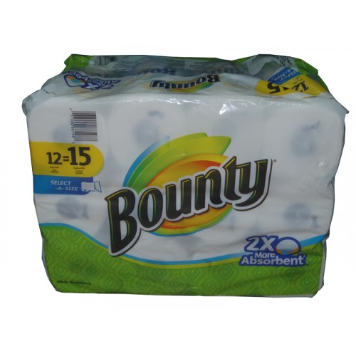 Bounty Paper Towel Tissues Roll 12CT=18CT