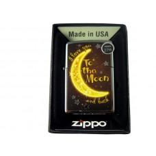 Zippo Lighter Golden Moon