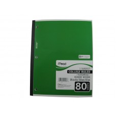 Neatbook Notebook College Ruled 80 Sheets