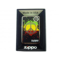 Zippo Lighter Peace Splash Design