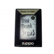 Zippo Lighter Drink Drank Drunk Design