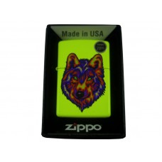Zippo Lighter Wolf Design-29639