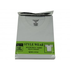 Style Wear Crewneck T-Shirt  white Size 2XL