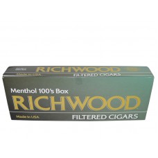 Richwood Filtered Cigars Menthol 100'S Box