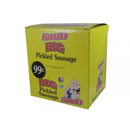 Hannahs Big Pickled Sausage $.99