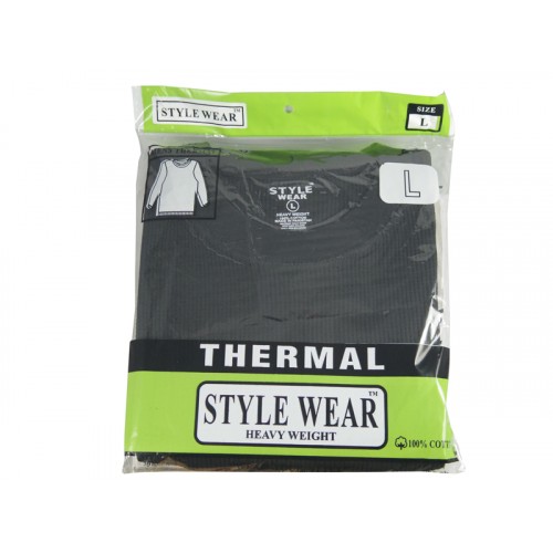 T-Shirt Thermal Black L