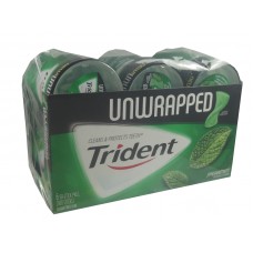 Trident Spearmint UnWrapped Sugar Free Bottle