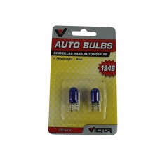 Auto Bulbs 194B 2 Blue Bulbs