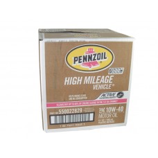 Pennzoil High Mileage Vehicle Sae 10W-40 Motor Oil