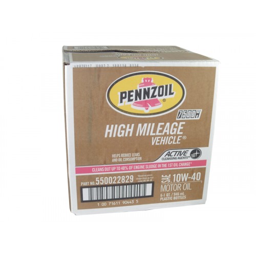 Pennzoil High Mileage Vehicle Sae 10W-40 Motor Oil
