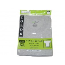 Style Wear Crewneck T-Shirt Gray 4XL