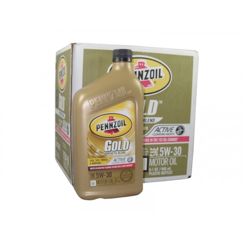 Pennzoil Gold Synthetic Sae  5W-30 Motor Oil