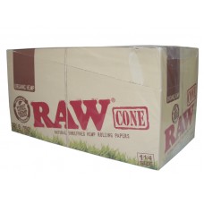 Raw Organic Hemp Pre Rolled Cone Papers 1 1/4