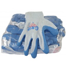 Gloves Grip Fit Palm Coated Blue