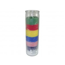 Glass Prayer Candle 7 Colores
