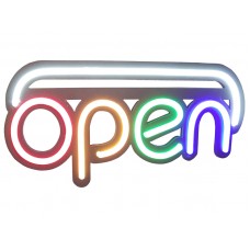 Led Open Sign Multi color with remote